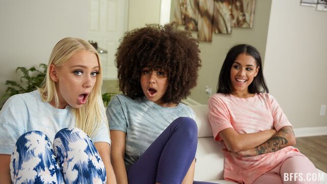 Его  праздник ебли с тремя  красотками