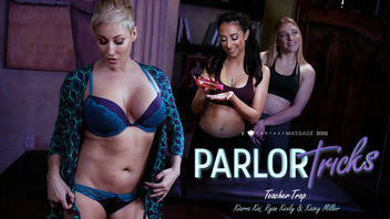 Училка преподает студентке основы куни и лесби секса